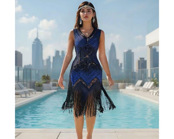 party city 1920s dress Amazon.com: Roaring 20's Flapper Dress Costume