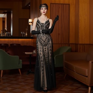 Great Gatsby Dress Long - Etsy Great Gatsby Dress Long - Etsy