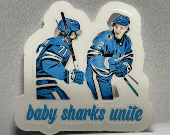 Adesivo Macklin Celebrani e Will Smith - Baby Sharks Unite