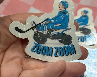 Adesivo "zoom zoom" de Macklin Celebrani