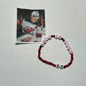 Jack Hughes - ‘let’s go baby.’ - Bracelet