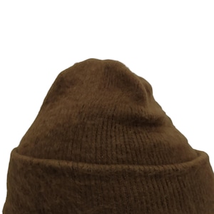 Handmade Camel Wool Beanie – Warm and Stylish Design – Winter Natural Wool Hat