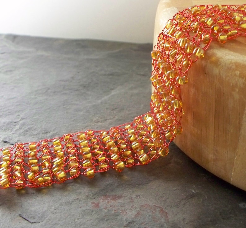 Download Jewelry Tutorial. Wire Crochet with Beads Step by Step | Etsy