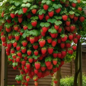 50 Semi Di FRAGOLA RAMPICANTE "Semi Freschi e Biologico "