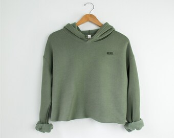 REBEL Cropped Hoodie