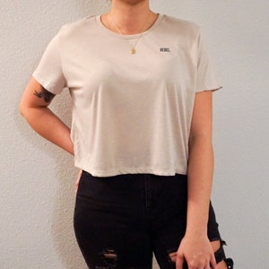 REBEL Cropped T-Shirt