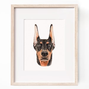 Mini Custom Watercolor Pet Portrait, Memorial ,Portraits custom, Dog Portrait From Photo, Watercolor Pet Portrait, Miniature ,Dog Portraits
