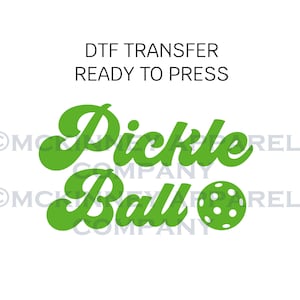 PB01 - Pickle Ball Green DTF Transfer