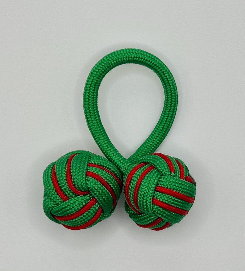 Paracord Begleri With Monkey's Fist Knot Ends - Custom Handmade to ...