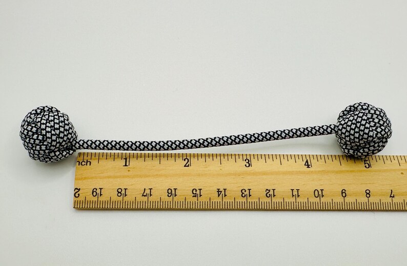 Paracord Begleri With Monkey's Fist Knot Ends - Custom Handmade to ...