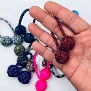 Paracord Begleri with Monkey&#39;s Fist Knot Ends - Custom Handmade to Order Fidget or Skill Toy