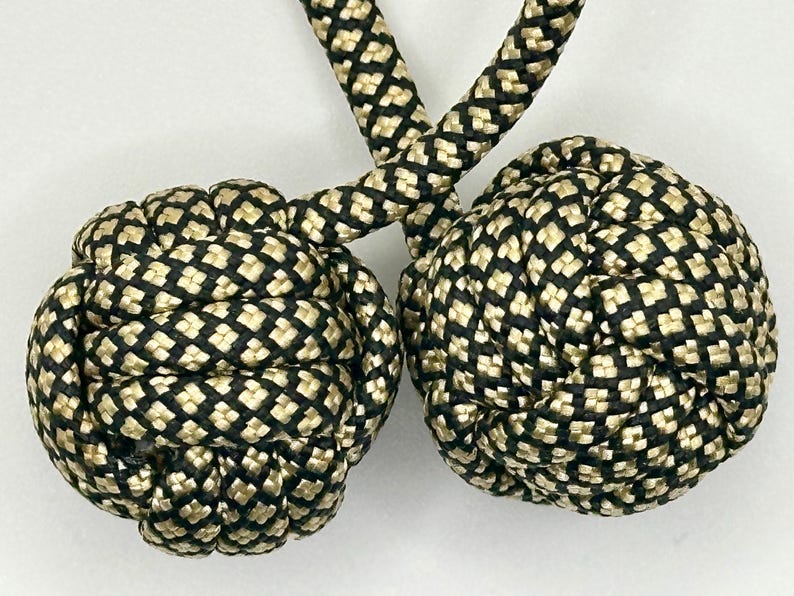 Paracord Begleri With Monkey's Fist Knot Ends - Custom Handmade to ...