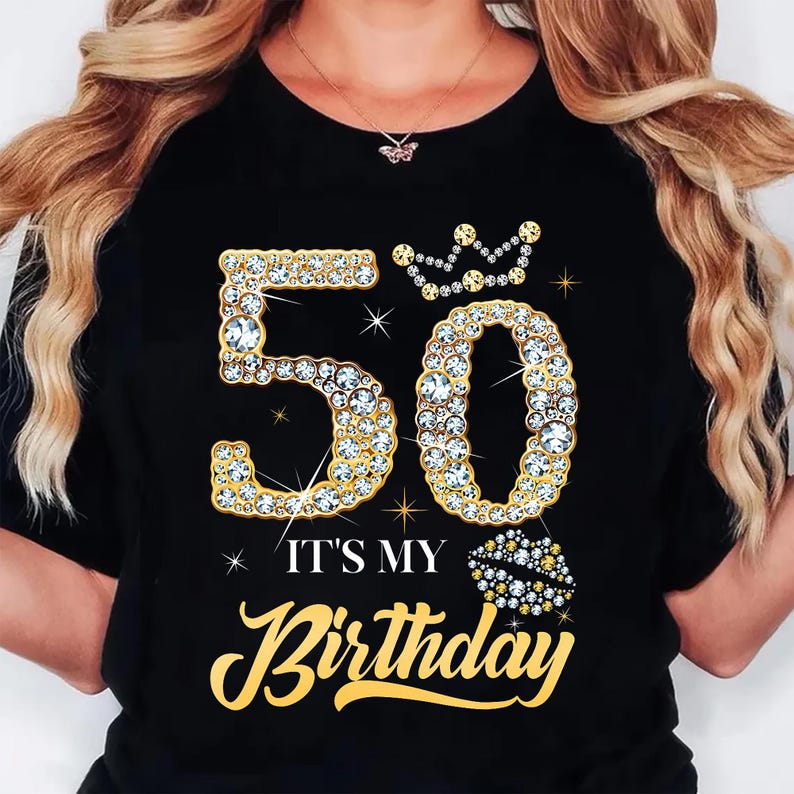 It's My 50th Birthday Queen PNG , 50 Years Old Shoes Crown Diamond Png ...