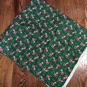 Fabric Material for Sewing Quilting Crafts Christmas Santas 2 Yards - New