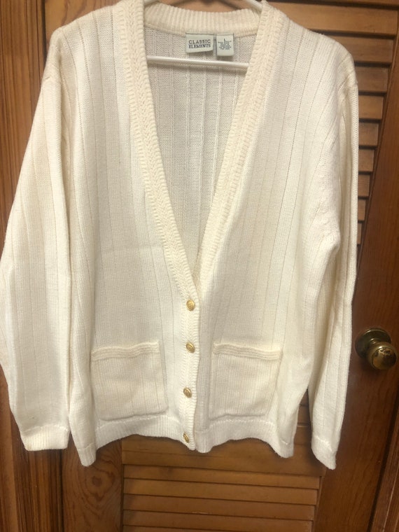 Vintage  Ladies Classic Elements Button Front Sch… - image 1