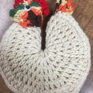 Rooster Chicken Hand Crocheted Double Pot Pan Holder Hot Pad