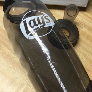 Lays PepsiCo Gray Plastic Reuseable Beverage Bottle Promotional