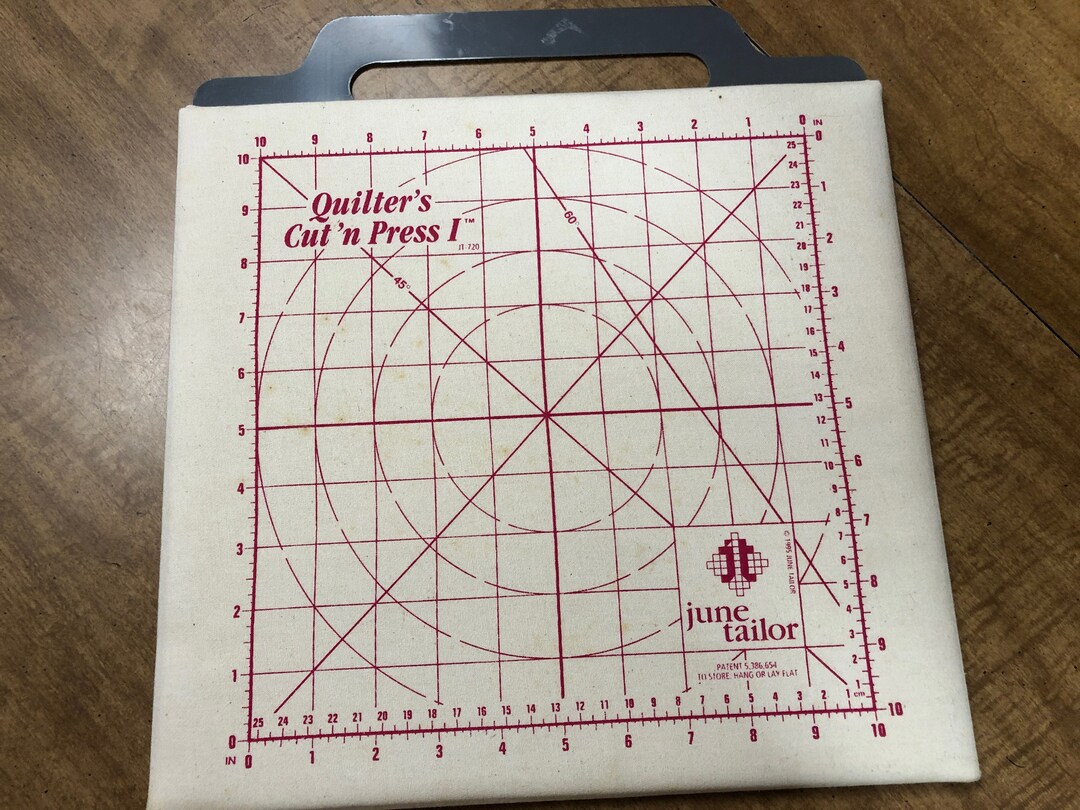 Vintage Quilter's Cut 'n Press I, by June Tailor 11 X 11 Two Sided 1