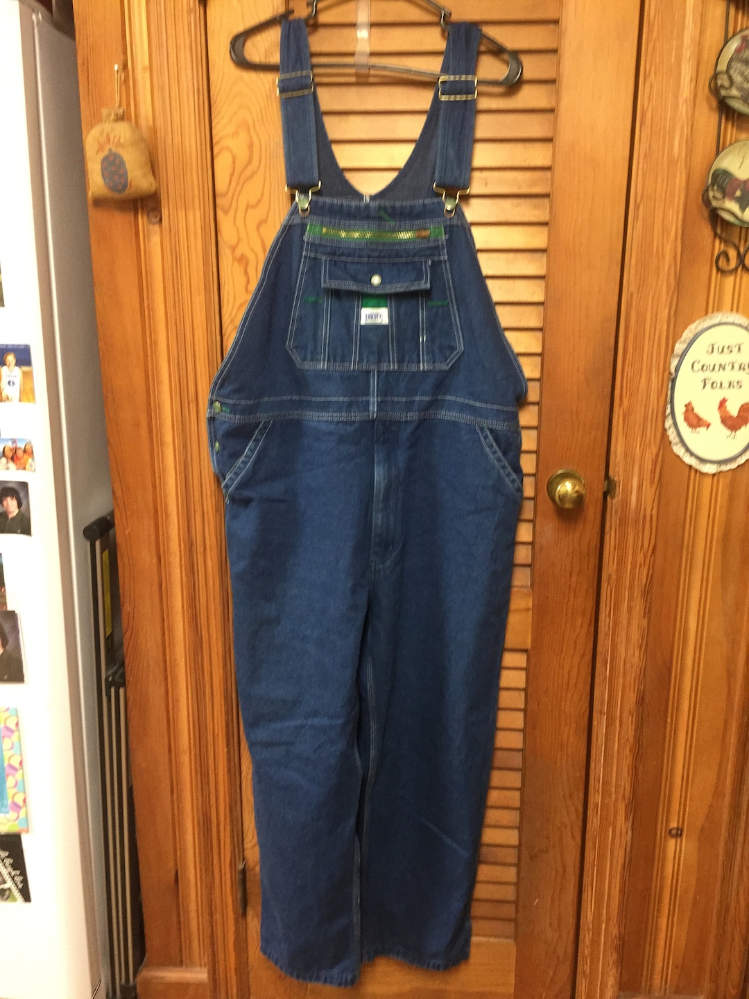 Mens LIBERTY Overalls 40 X 30 POCKETS Bib Carpenter Work Denim Farm Etsy
