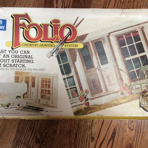 Vintage Craft Master Folio Painting System Rocking Chair Paint Kit #70503