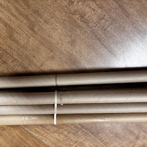 7+ ROLLOS DE TUBOS DE CARTON RECICLADO DE 18" PARA MANUALIDADES, ARTES LIMPIAS, ÁLBUM DE RECORTES, PROYECTOS ESCOLARES