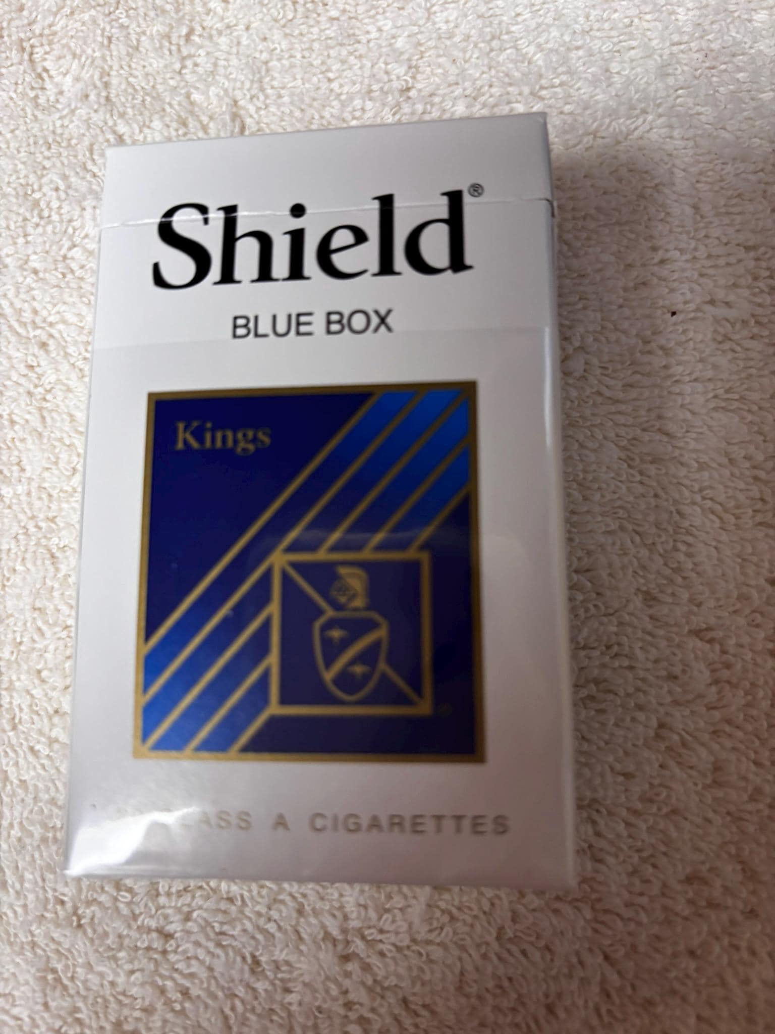 One (1) Empty Shield Cigarette Pack for the Cigarette Collector (No  Cigarettes)