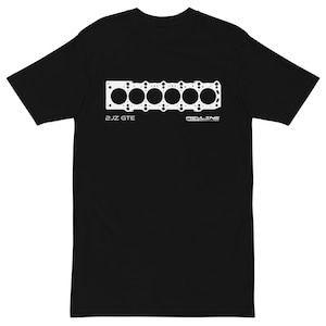 Camiseta con motor Toyota 2JZ GTE - Coches JDM