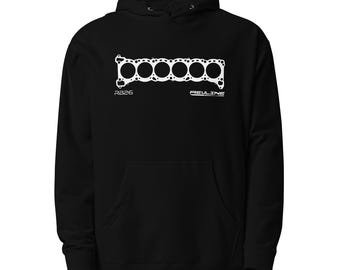 RB26 Nissan Engine Unisex Hoodie - JDM Cars
