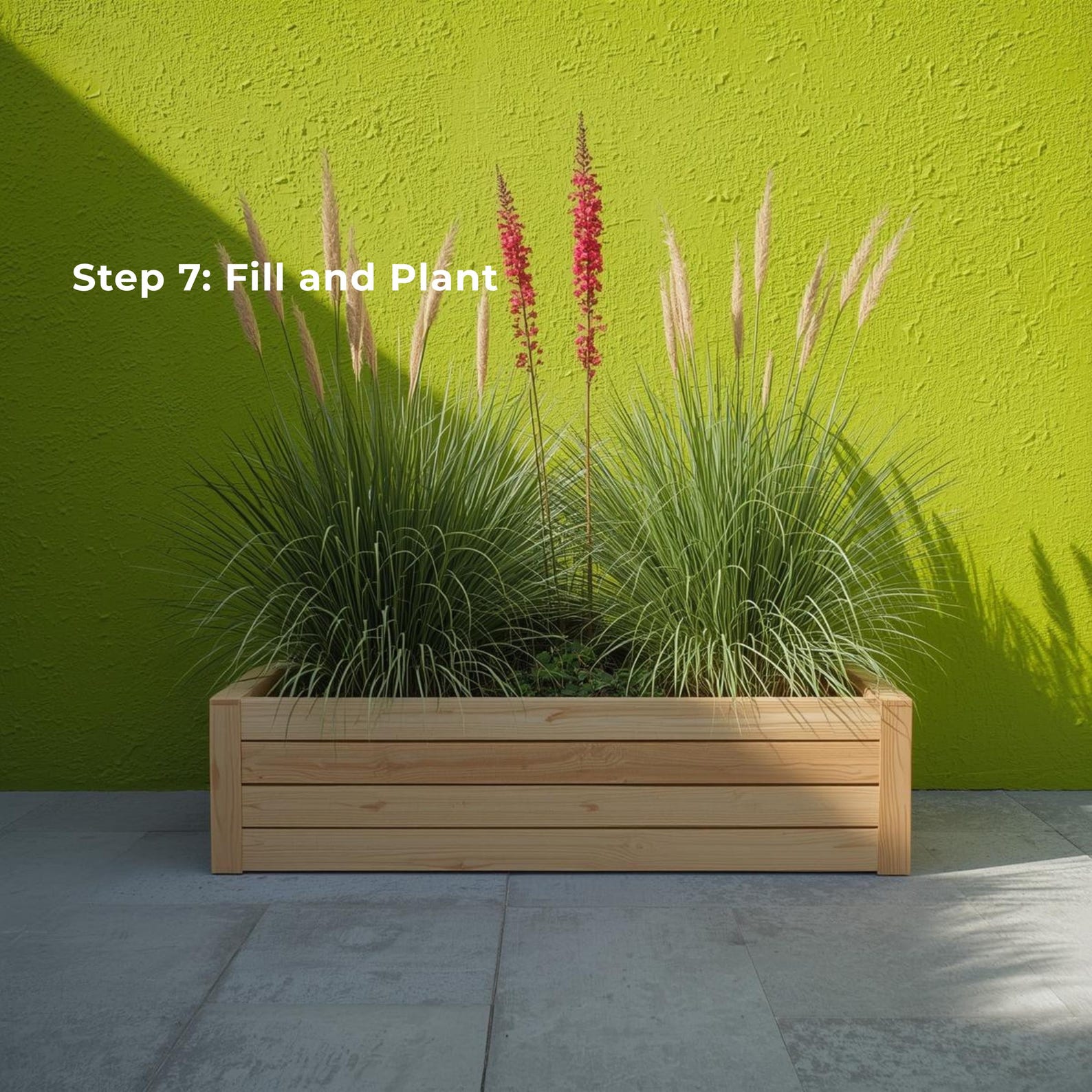 DIY Cedar Planter Box Plans PDF - Easy Outdoor Woodworking Project ...