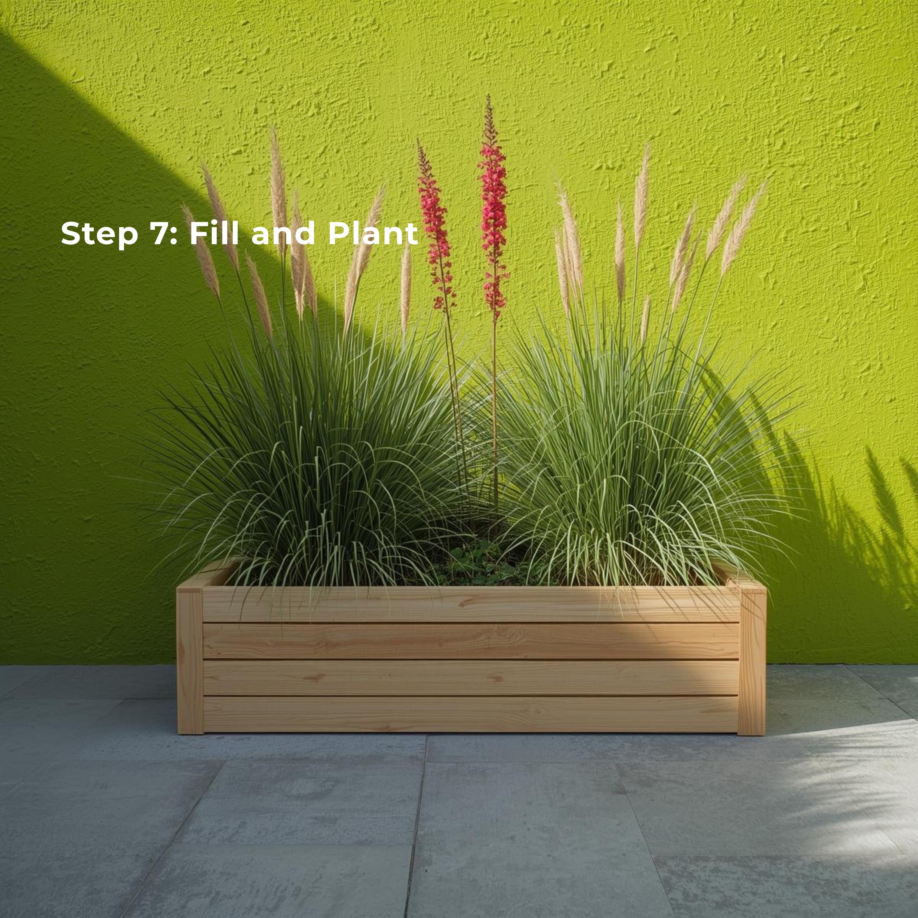 DIY Cedar Planter Box Plans PDF - Easy Outdoor Woodworking Project ...