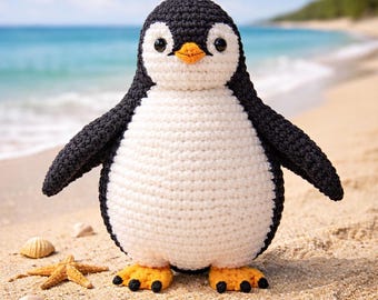 Penguin Crochet Pattern PDF, Baby Penguin Amigurumi Toy, Mini Penguin Plush Pattern,Beginner Crochet Animal, Cute Gift Idea(dutch language)