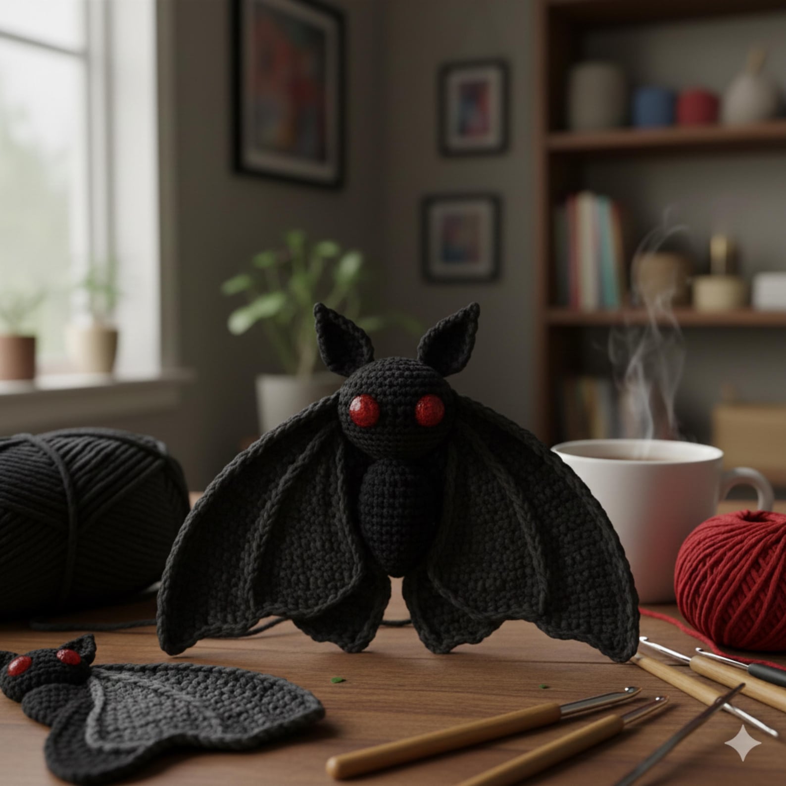Crochet Mothman Pattern PDF, Amigurumi Bat Doll,gothic Plush Crochet ...