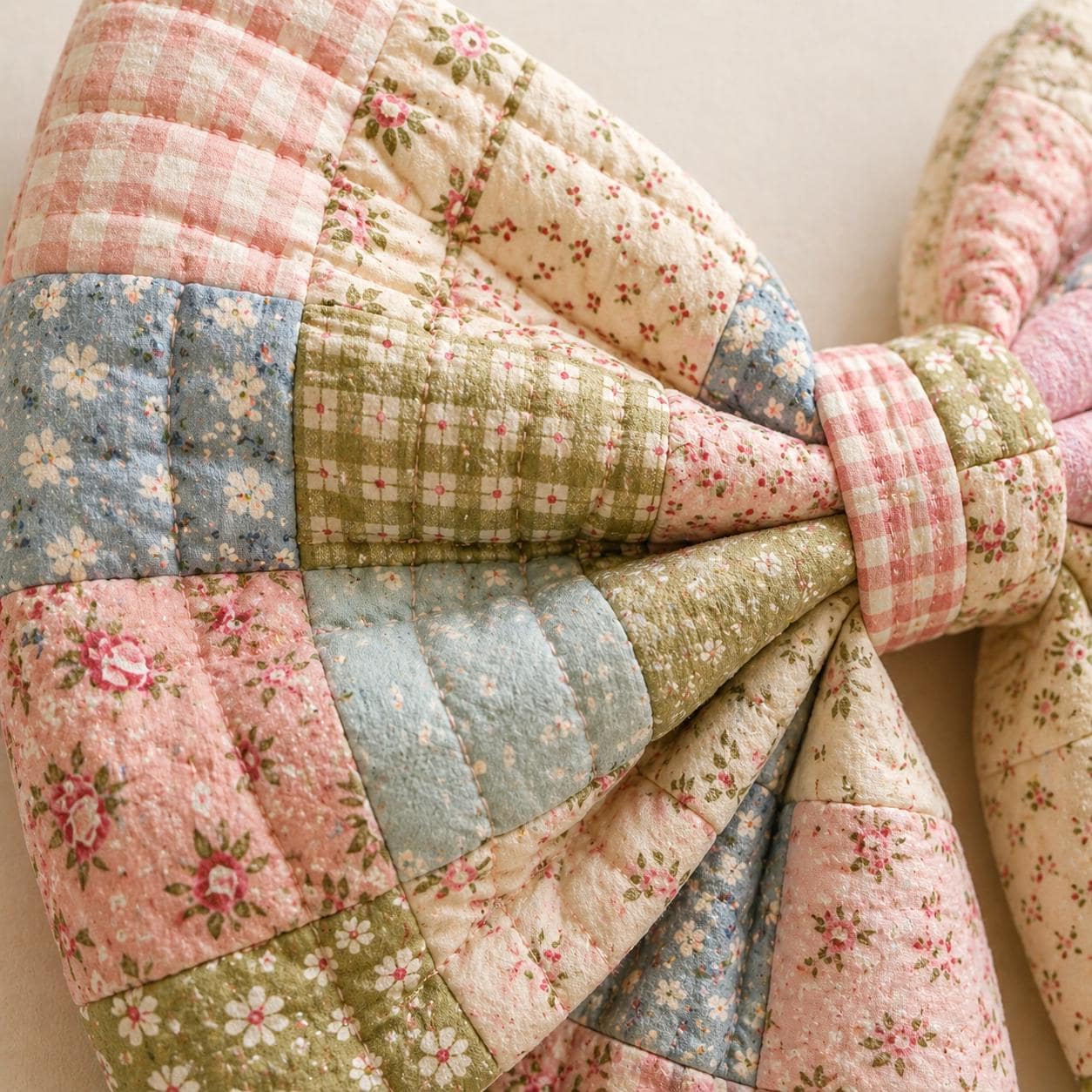 Patchwork Bow Pattern Patchwork Quilted Bow Sewing Pattern Pdf,large Fabric Bow Tutorial,diy ...