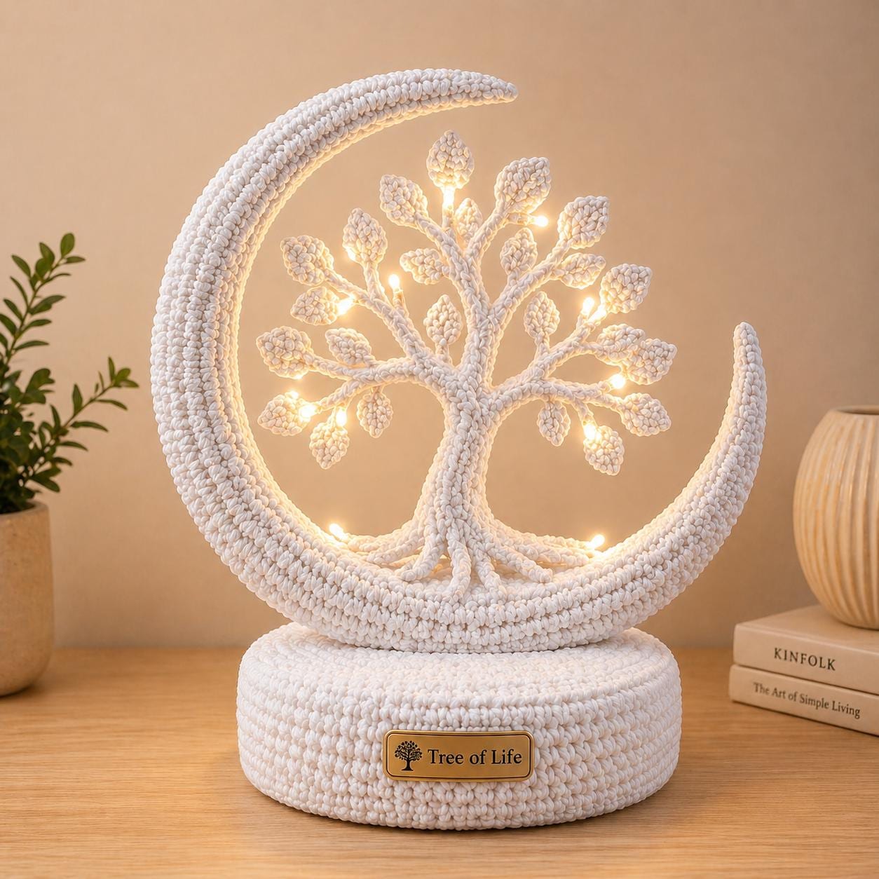 18 Tree of Life Crochet Patterns to Add Meaningful Handmade Style to Your Home and... 3 Crochet Tree of Life Lamp