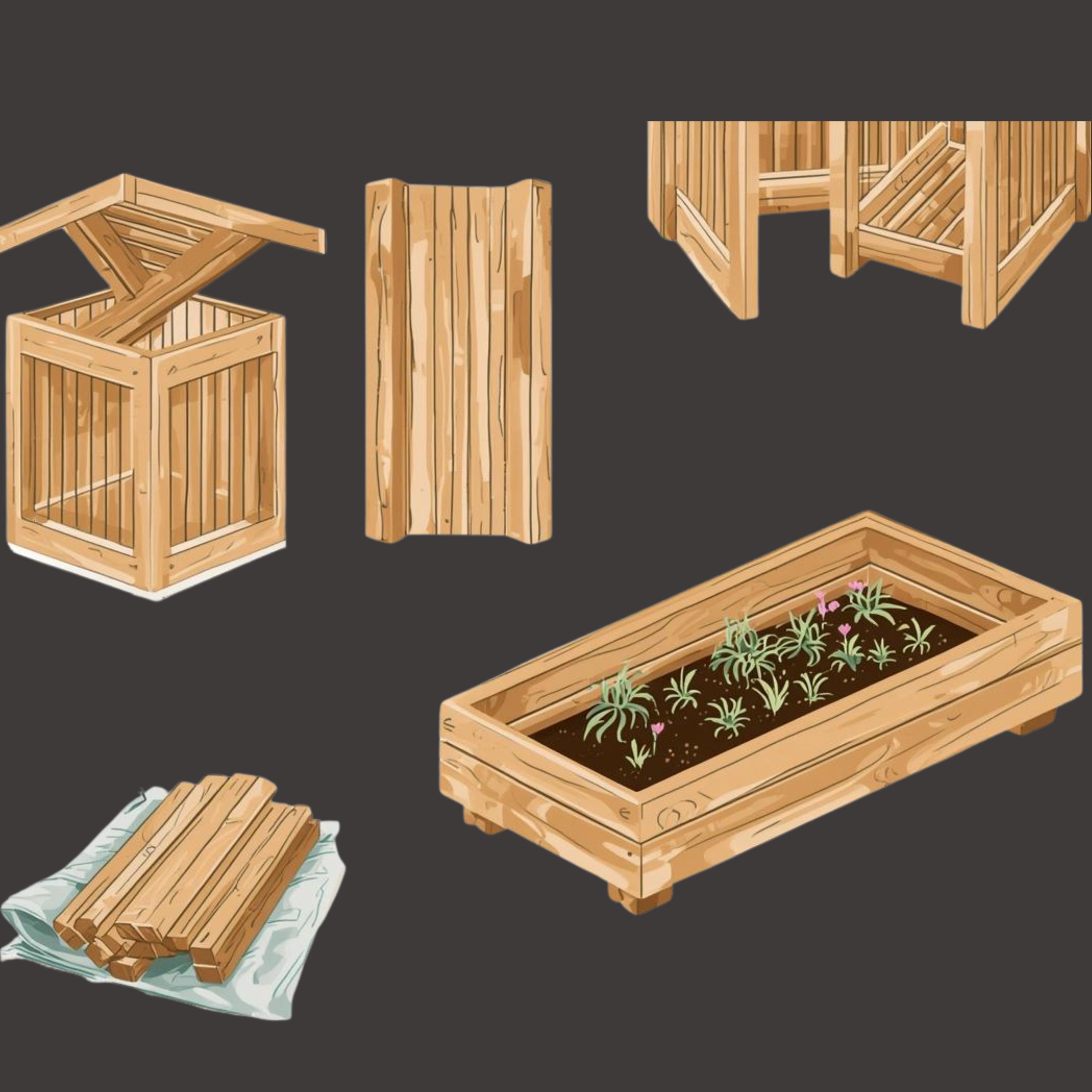 DIY Cedar Planter Box Plans PDF - Easy Outdoor Woodworking Project ...