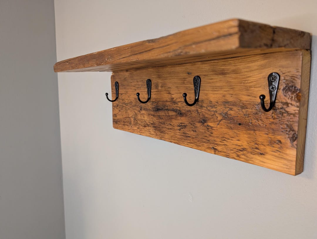 Barn Wood Key Holder. Rustic Key Rack. - Etsy