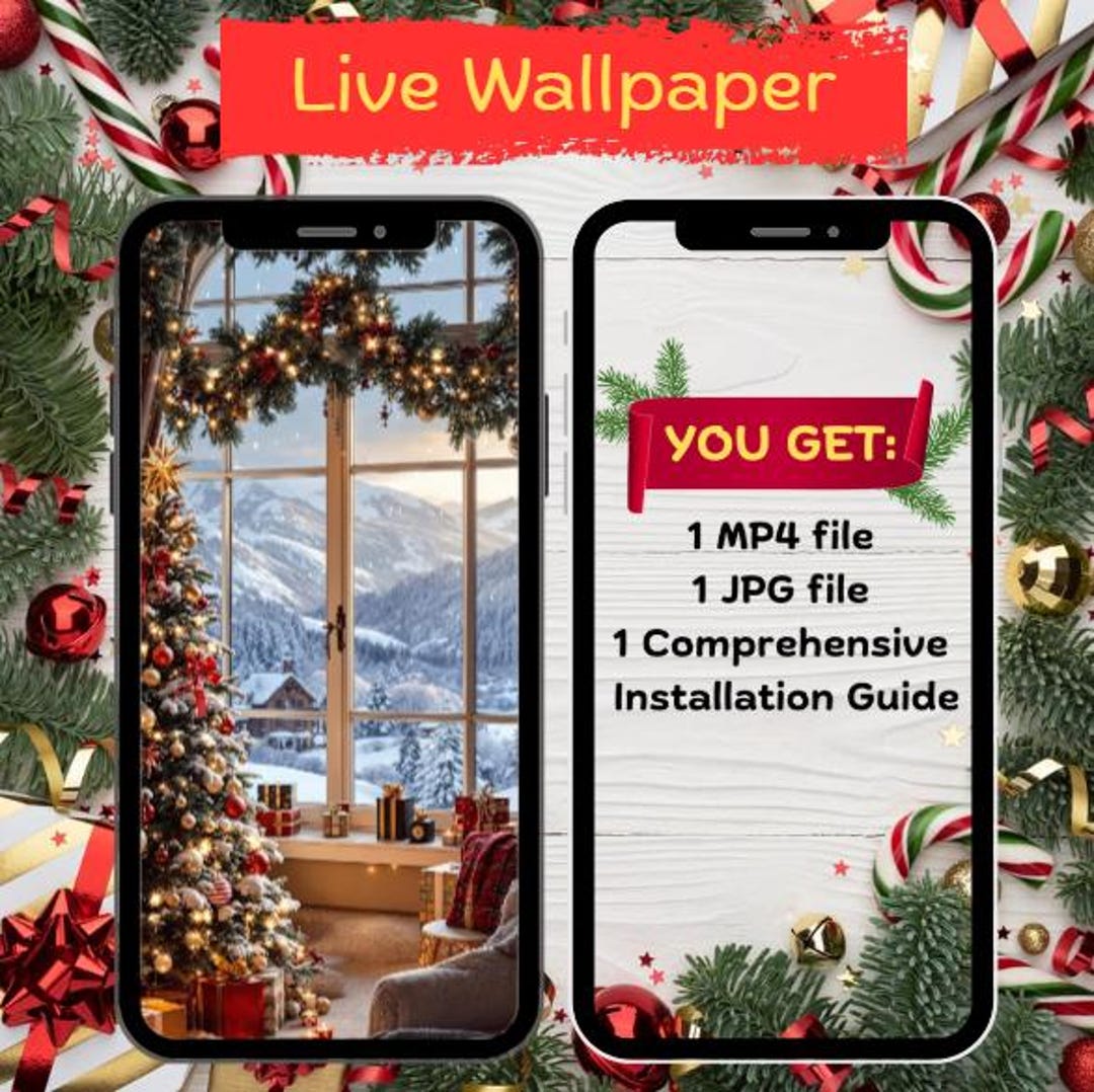 Christmas Window Snow View Live Image Android Live Background Ios Live