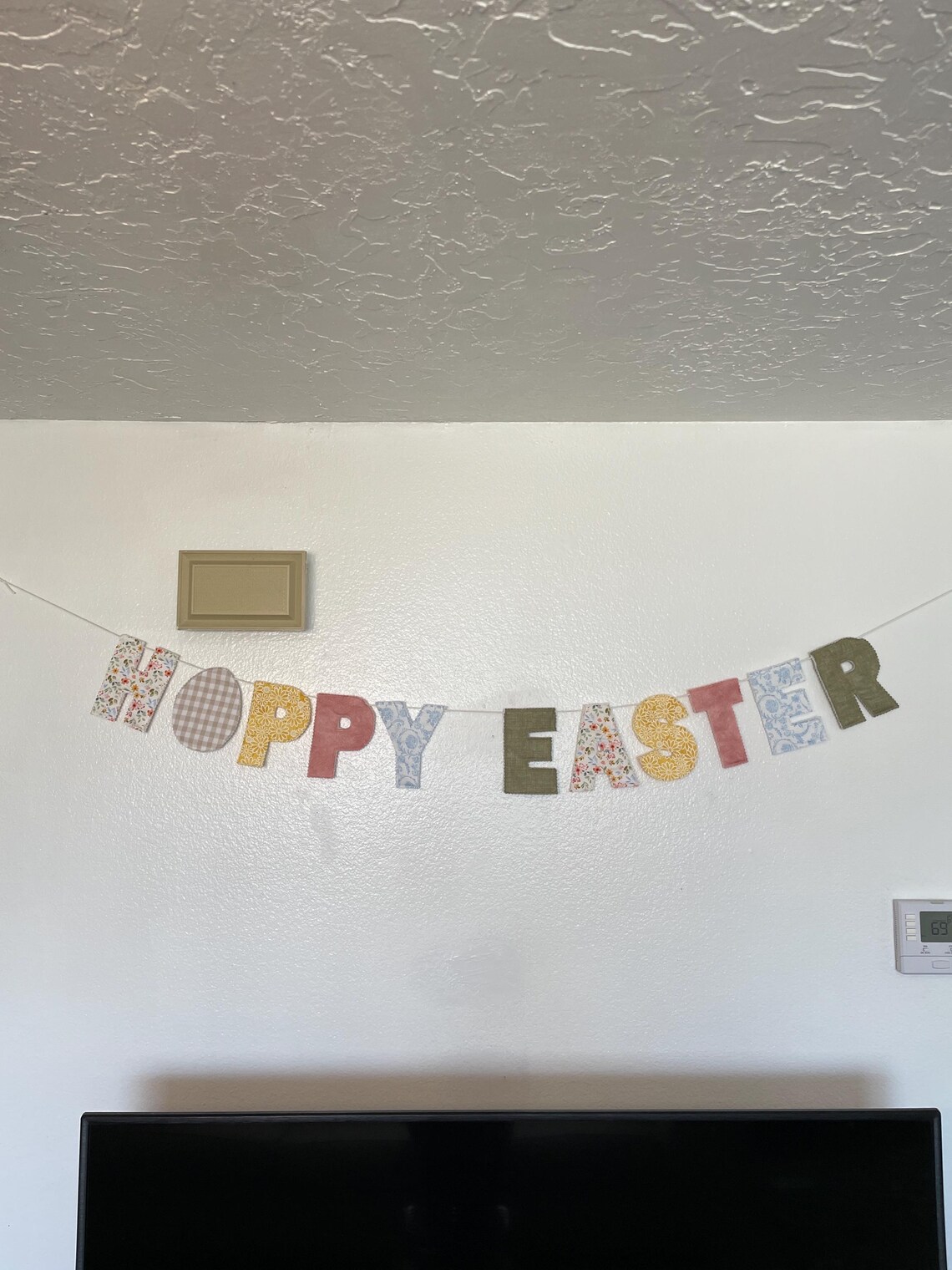 Hoppy Easter Fabric Banner - Etsy
