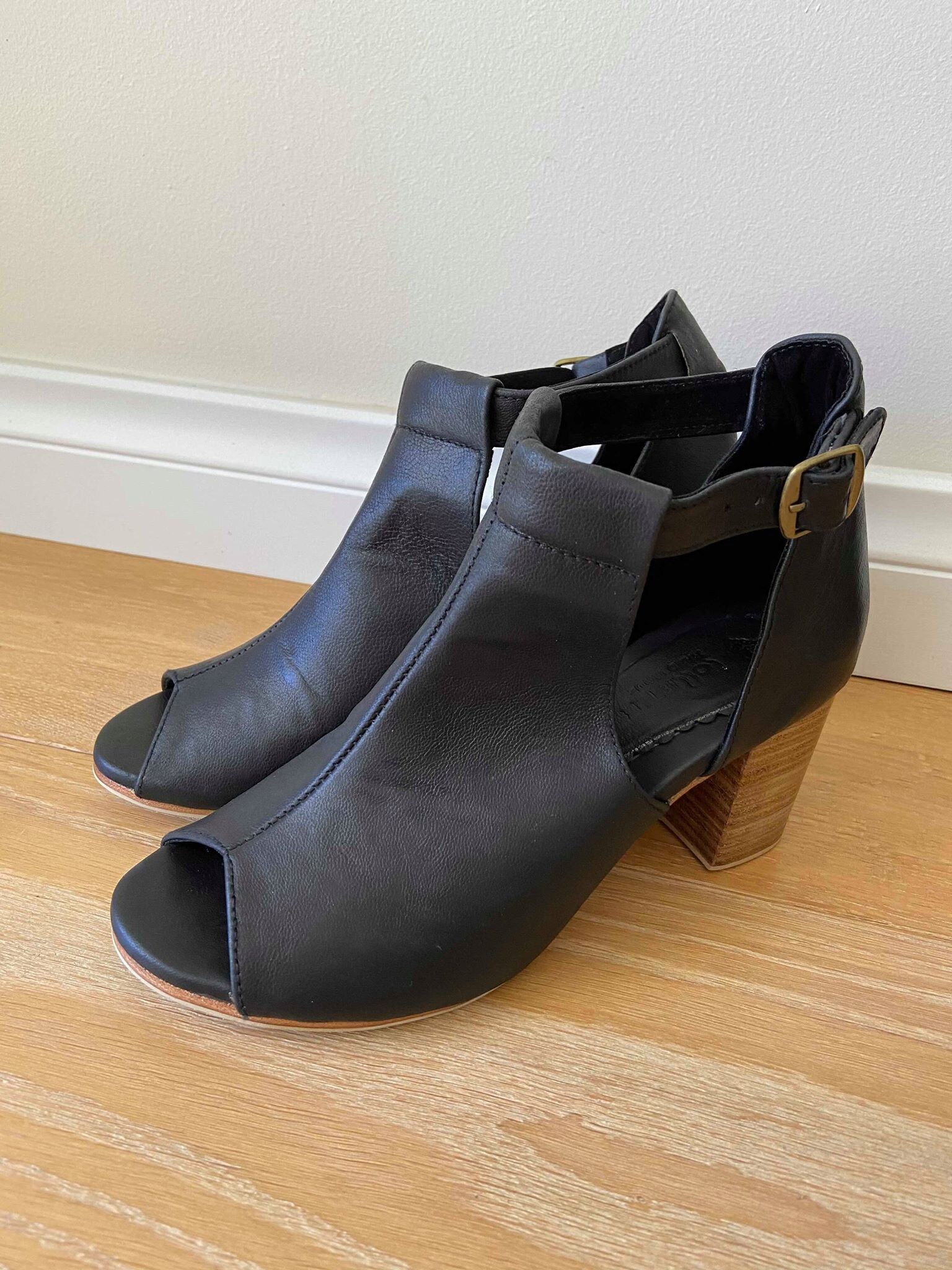 Open toe shop ankle boots australia