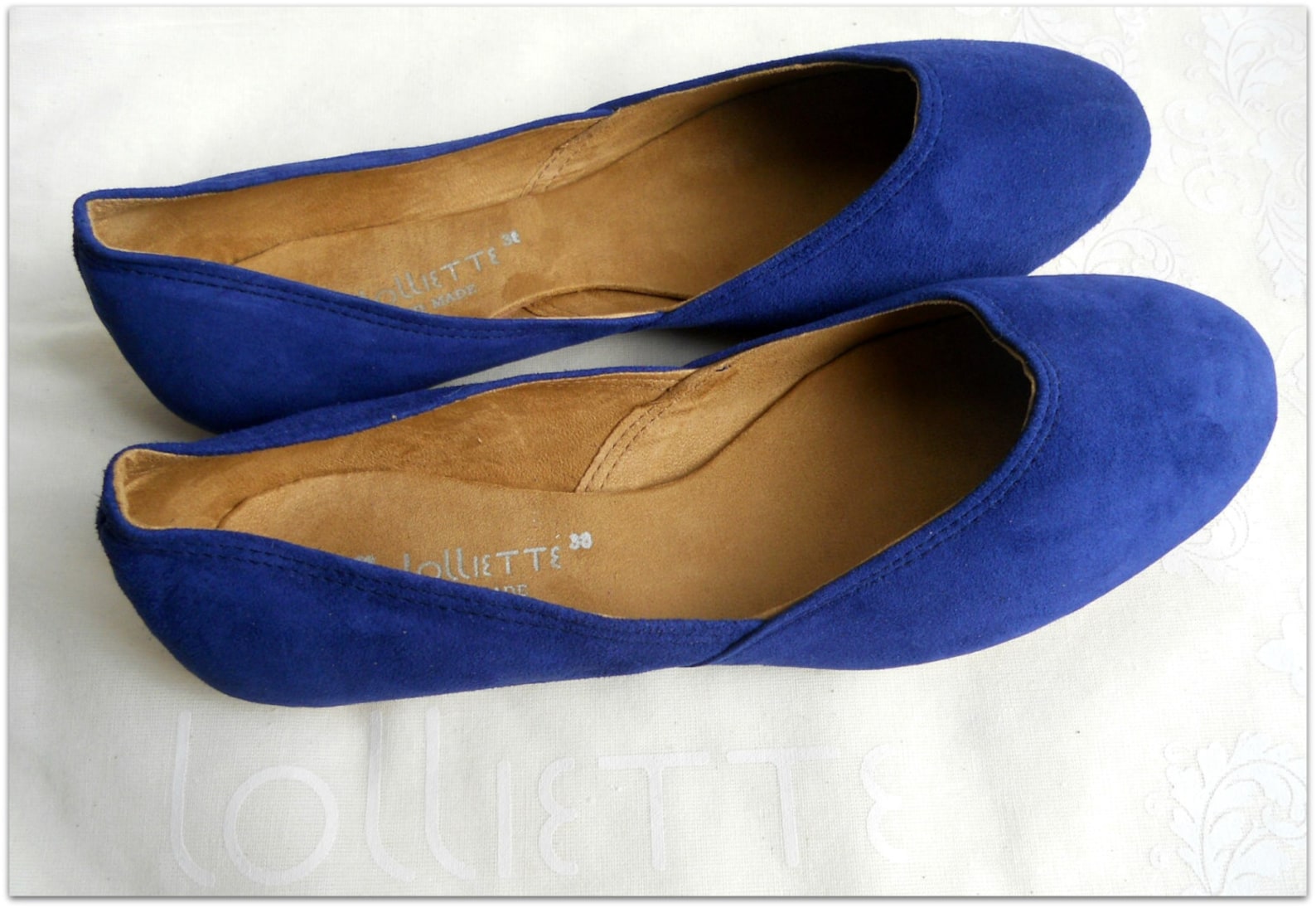 maya. cobalt blue suede/ ballet flats/ women's suede shoes/ wedding flats. available in different sizes see below