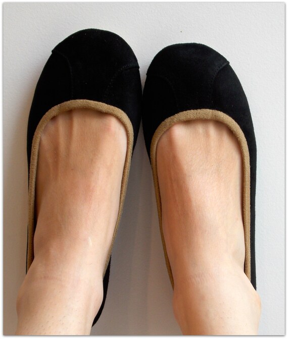 suede flats womens