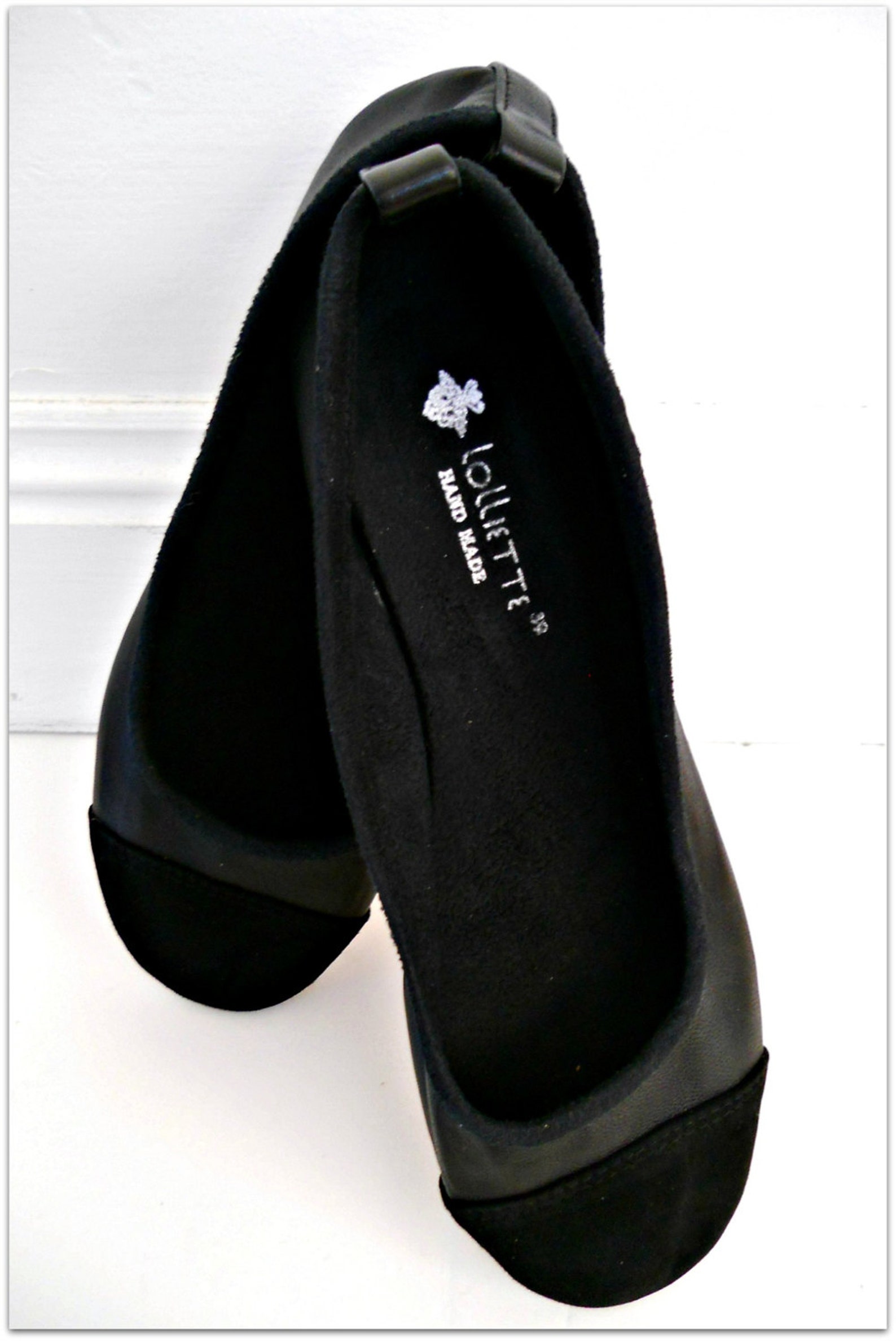 zoe. ballet flats/ women's leather shoes/ black leather suede flat shoes. available in different colours & sizes