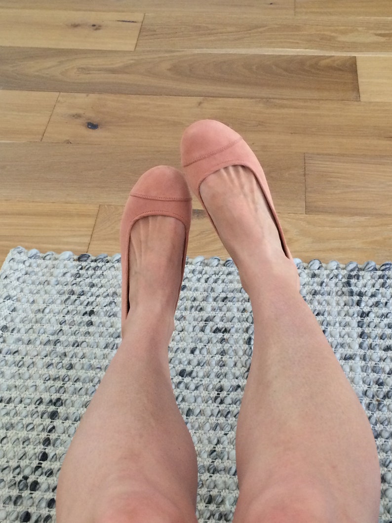 LUNAR Available in different colours Blush flats women shoes suede flat shoes women flats Blush pink leather flats