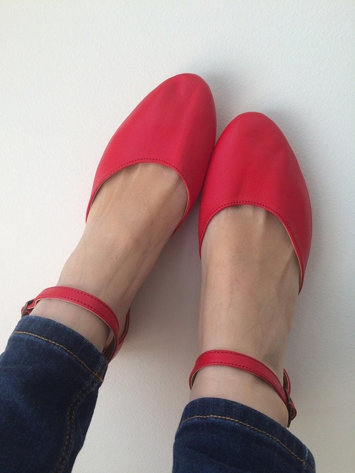 red flat sandals women's shoes