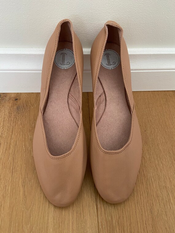 MAYA. Nude Leather Ballet Flats Women s Suede Shoes Wedding Flats. Available in Different Sizes See Below Etsy Canada