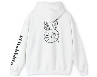 Sudadera con capucha El Rabbitto, Sudadera con estampado de conejo divertido