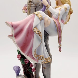 Lenox “Ritter in glänzender Rüstung” 1995 • 9″ Limited Edition Porzellanfigur • Märchenhaftes romantisches Dekor