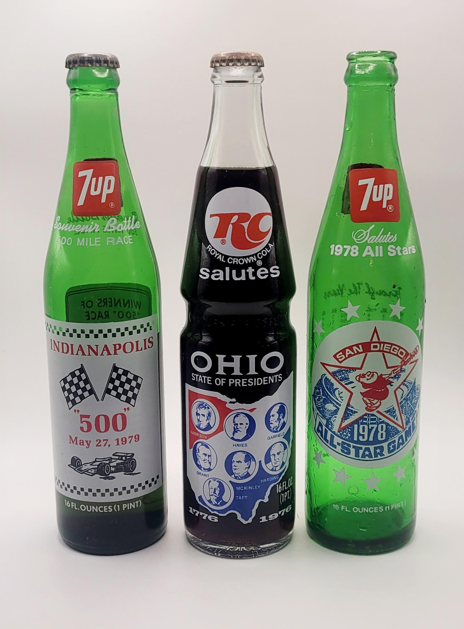 7UP ビンテージ Vintage 1776-1976 BICENTENNIAL 7UP Soda 16 oz Commemorative