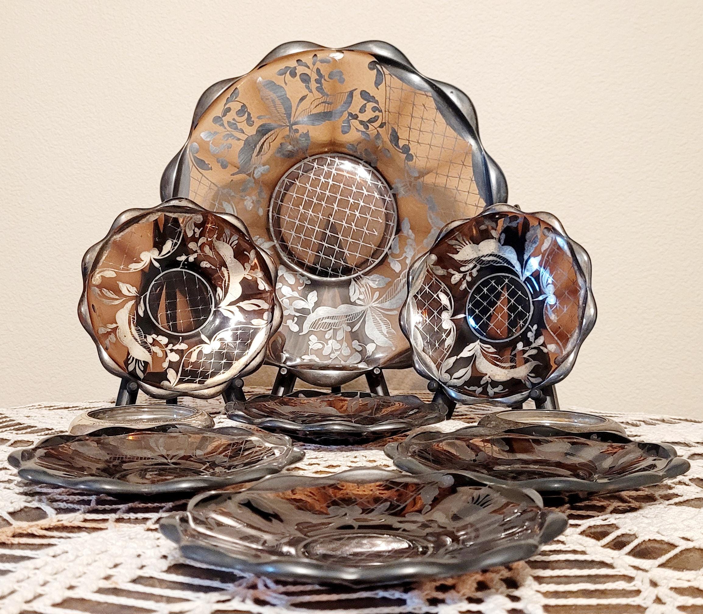 Pyrex Hi Luxe Dinner Set Black Price Sterling Silver Glass Plate