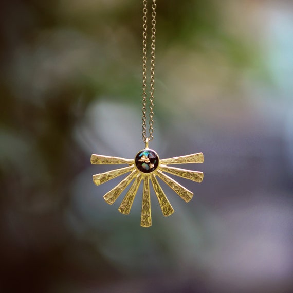 The Opal Sun Necklace Ethiopian Opals 